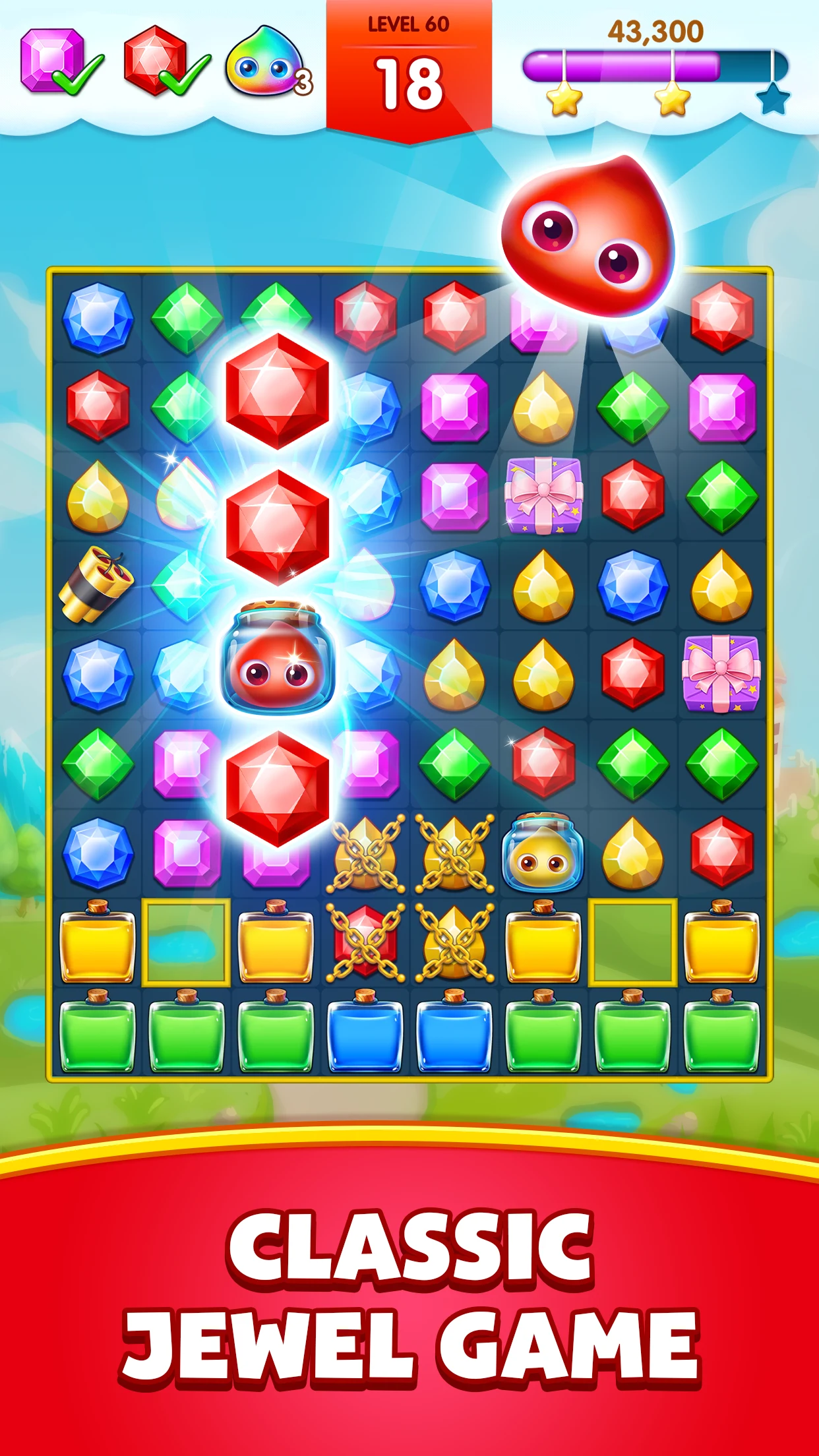 Jewels Legend - Match 3 Puzzle screenshot