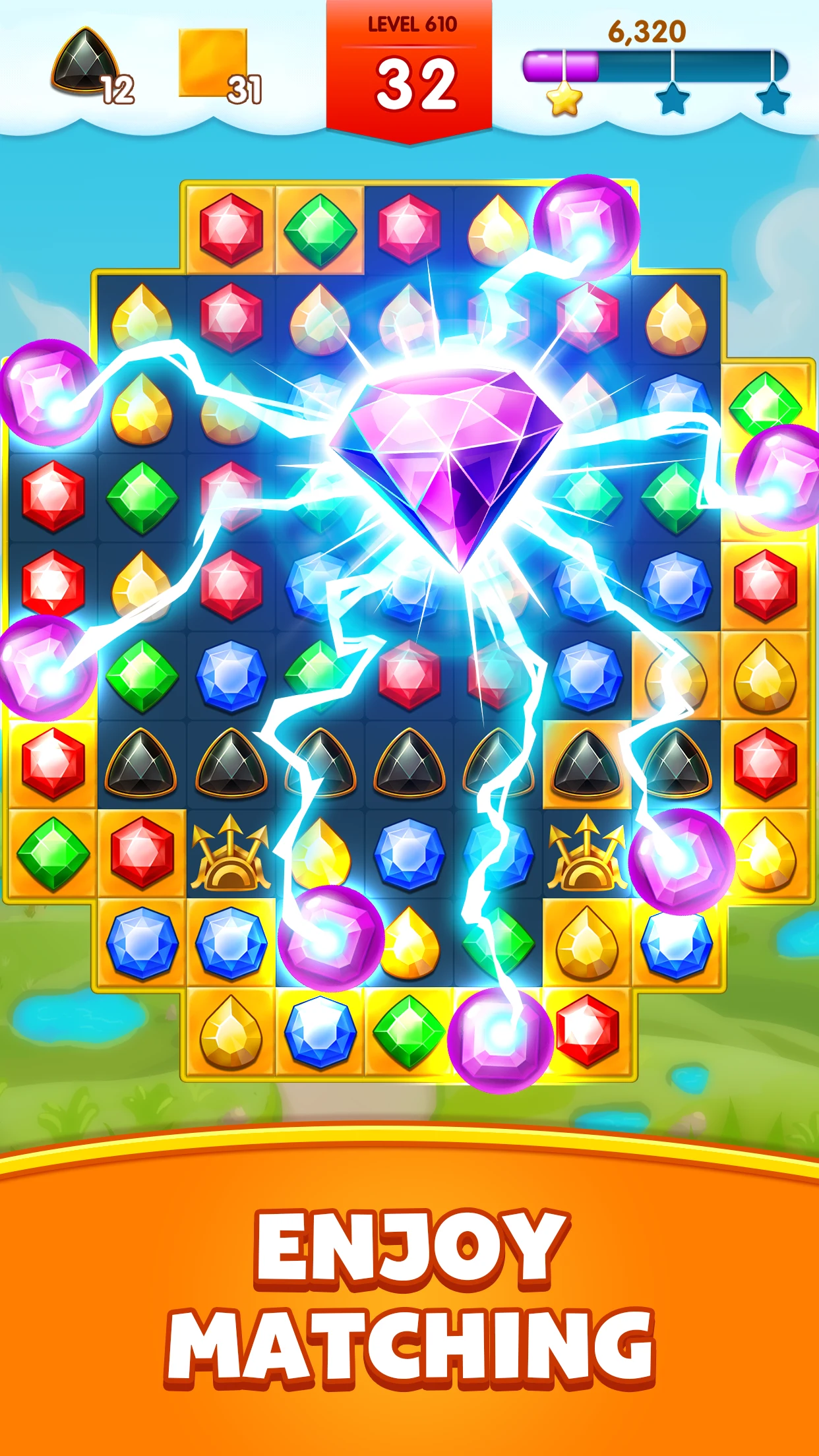 Jewels Legend - Match 3 Puzzle screenshot