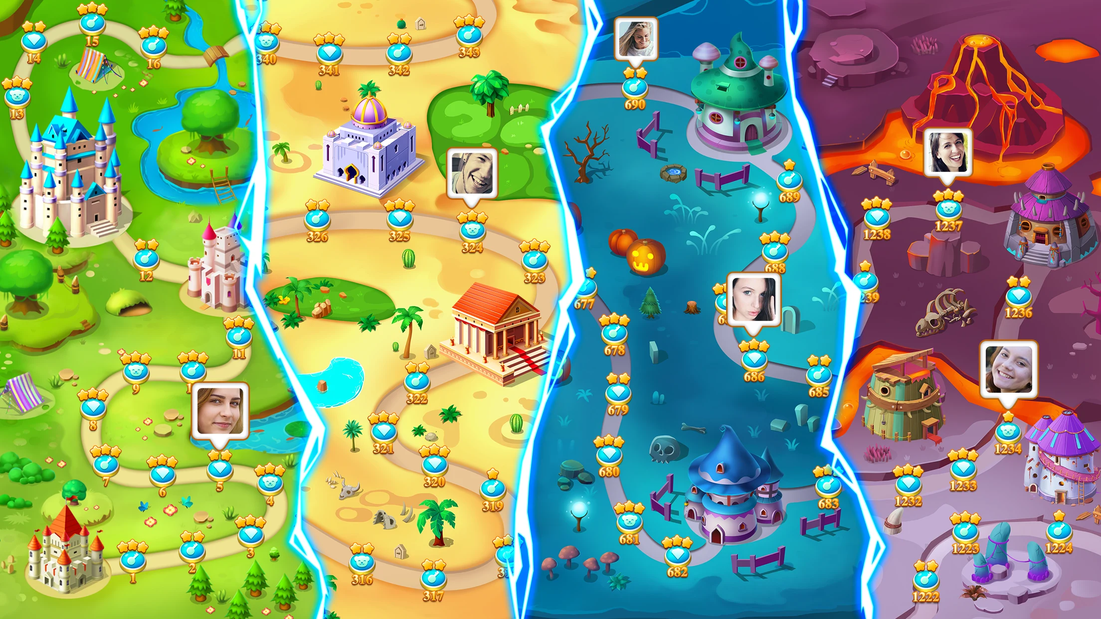 Jewels Legend - Match 3 Puzzle screenshot